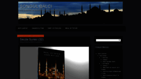 What Songulbalci.com website looked like in 2021 (2 years ago)