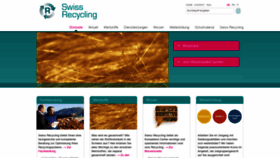 What Swissrecycling.ch website looked like in 2021 (2 years ago)