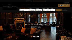 What Shaftesburyhotels.com website looked like in 2021 (2 years ago)