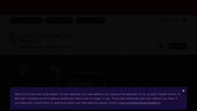 What Stmichaelshospital.com website looked like in 2021 (4 years ago)