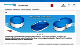 What Shop-swimmingpool.at website looked like in 2021 (2 years ago)
