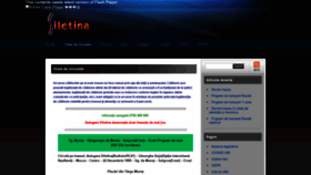 What Siletina.ro website looked like in 2021 (2 years ago)