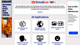 What Smodin.io website looked like in 2021 (2 years ago)