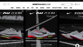 What Sportsshoes.com website looked like in 2021 (2 years ago)