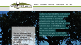 What Santaynezwinecountry.com website looked like in 2021 (2 years ago)