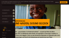 What Sternsinger.org website looked like in 2021 (4 years ago)