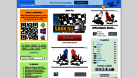 What Sakk.hu website looked like in 2021 (4 years ago)
