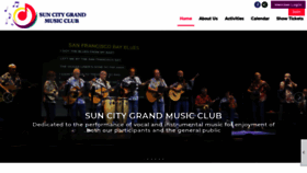 What Scgrandmusicclub.com website looked like in 2021 (2 years ago)