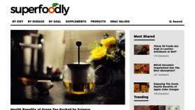 What Superfoodly.com website looked like in 2021 (2 years ago)