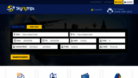 What Skyflytrips.com website looked like in 2021 (2 years ago)