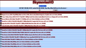 What Skymovieshd.red website looked like in 2021 (2 years ago)