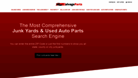 What Salvage-parts.com website looked like in 2021 (2 years ago)