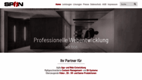 What Spin-ag.de website looked like in 2021 (2 years ago)