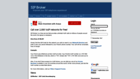 What Sipbroker.com website looked like in 2021 (2 years ago)