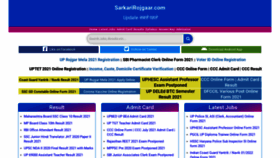 What Sarkarirojgaar.com website looked like in 2021 (2 years ago)