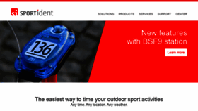 What Sportident.com website looked like in 2021 (2 years ago)