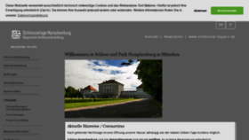 What Schloss-nymphenburg.de website looked like in 2021 (2 years ago)
