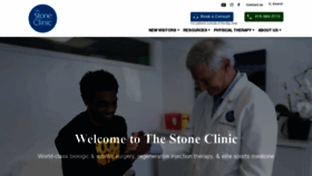 What Stoneclinic.com website looked like in 2021 (2 years ago)