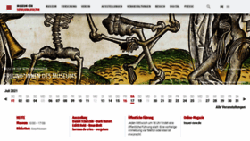 What Sepulkralmuseum.de website looked like in 2021 (2 years ago)