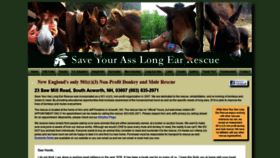 What Saveyourassrescue.org website looked like in 2021 (2 years ago)