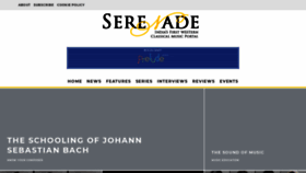 What Serenademagazine.com website looked like in 2021 (2 years ago)