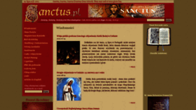 What Sanctus.pl website looked like in 2021 (2 years ago)