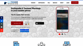 What Sms-tsunami-warning.com website looked like in 2021 (2 years ago)