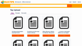 What Silo.tips website looked like in 2021 (4 years ago)