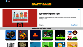 What Snappygames.com website looked like in 2021 (2 years ago)