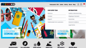 What Stickerkid.sg website looked like in 2021 (2 years ago)