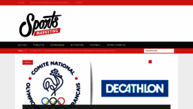 What Sportsmarketing.fr website looked like in 2021 (2 years ago)