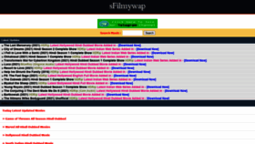 What Sfilmywap.in website looked like in 2021 (2 years ago)