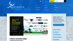 What Scientix.eu website looked like in 2021 (2 years ago)