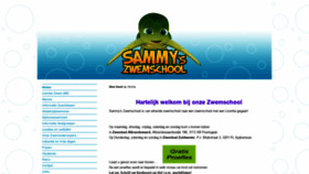 What Sammyszwemschool.nl website looked like in 2021 (2 years ago)