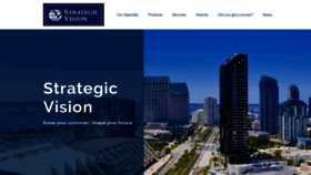 What Strategicvision.com website looked like in 2021 (2 years ago)