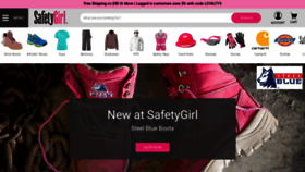 What Safetygirl.com website looked like in 2021 (2 years ago)