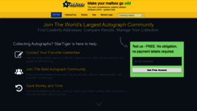 What Startiger.com website looked like in 2021 (2 years ago)