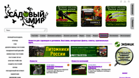 What Sadovymir.ru website looked like in 2021 (2 years ago)
