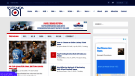 What Sportsmedia101.com website looked like in 2021 (2 years ago)