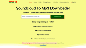 What Soundcloudtomp3downloader.net website looked like in 2021 (2 years ago)