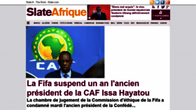 What Slateafrique.com website looked like in 2021 (2 years ago)