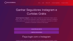 What Seguidorbrasil.com website looked like in 2021 (2 years ago)