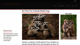 What Socialmediahug.com website looked like in 2021 (2 years ago)