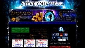 What Stevequayle.com website looked like in 2021 (2 years ago)