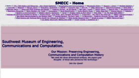 What Smecc.org website looked like in 2021 (2 years ago)