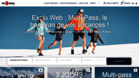 What Skipass-2alpes.com website looked like in 2021 (2 years ago)