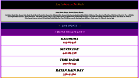 What Sattamatka134.mobi website looked like in 2021 (2 years ago)