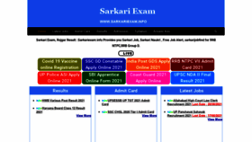 What Sarkariexam.info website looked like in 2021 (2 years ago)