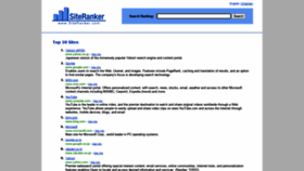 What Siteranker.com website looked like in 2021 (2 years ago)