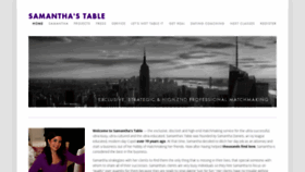 What Samanthastable.com website looked like in 2021 (2 years ago)